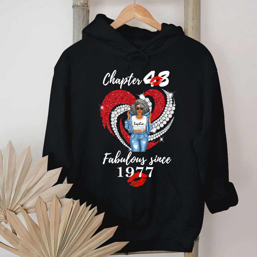 Personalised 48th Birthday Gifts, 1977 T Shirt, Gift Ideas 48th Birthday Woman - TLQ