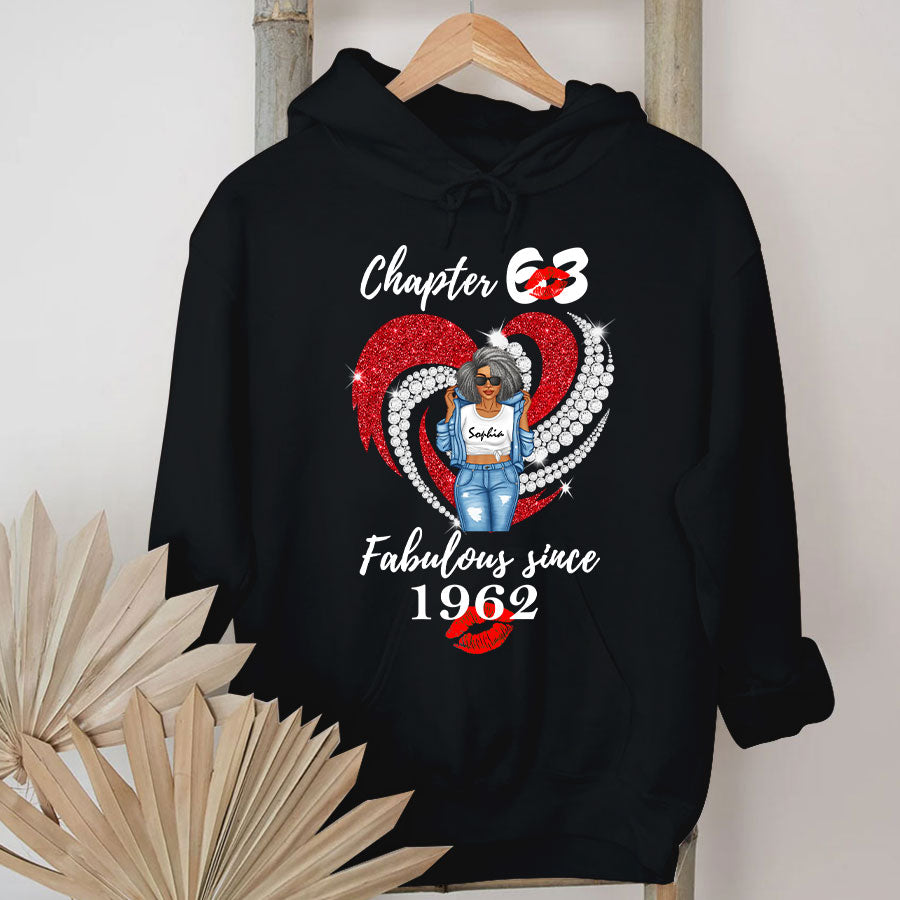 Personalised 63rd Birthday Gifts, 1962 T Shirt, Gift Ideas 63rd Birthday Woman - TLQ