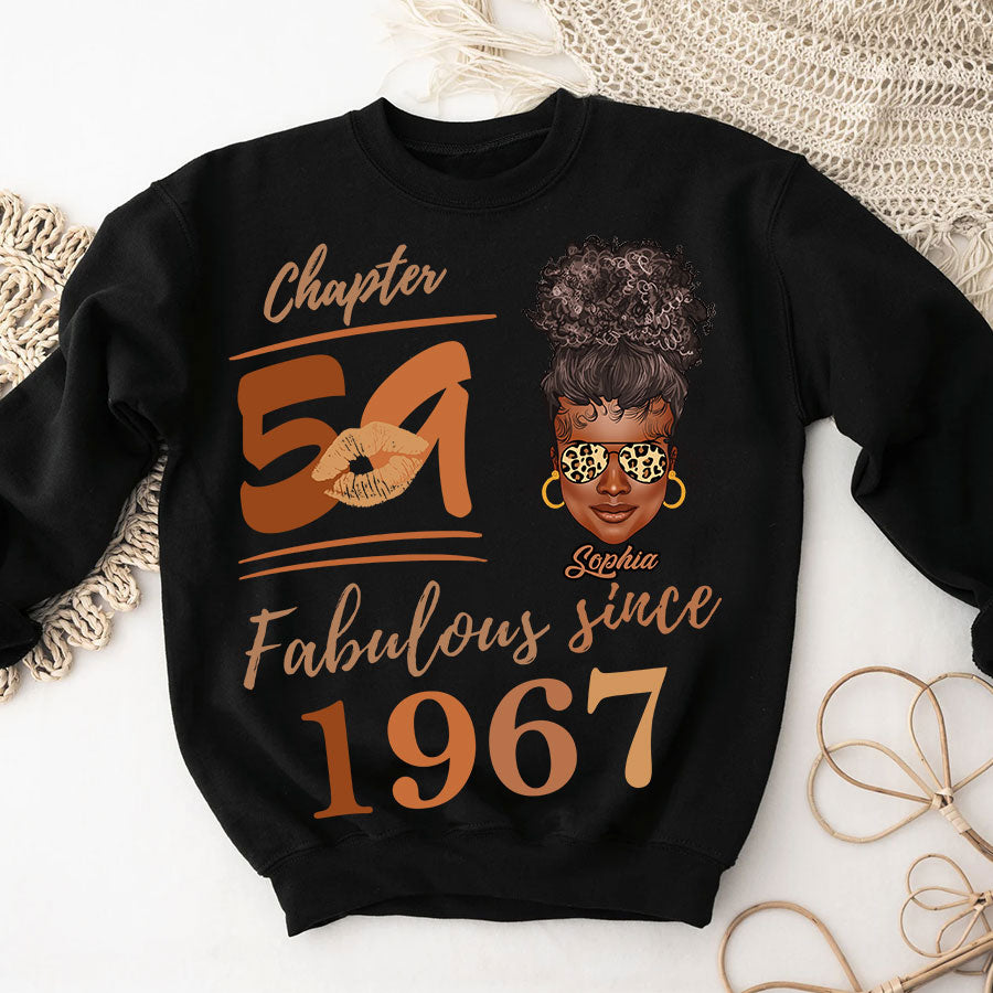 Chapter 59, Fabulous Since 1967 59th Birthday Unique T Shirt For Woman, Her Gifts For 59 Years Old , Turning 59 Birthday Cotton Shirt TLQ