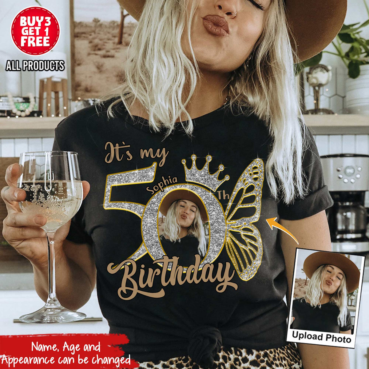 50th Birthday Shirts, Custom Birthday Shirts, Turning 50 Shirt, Gifts For Women Turning 50, 50 And Fabulous Shirt, 50th Birthday Shirts For Her - YPT-HCT