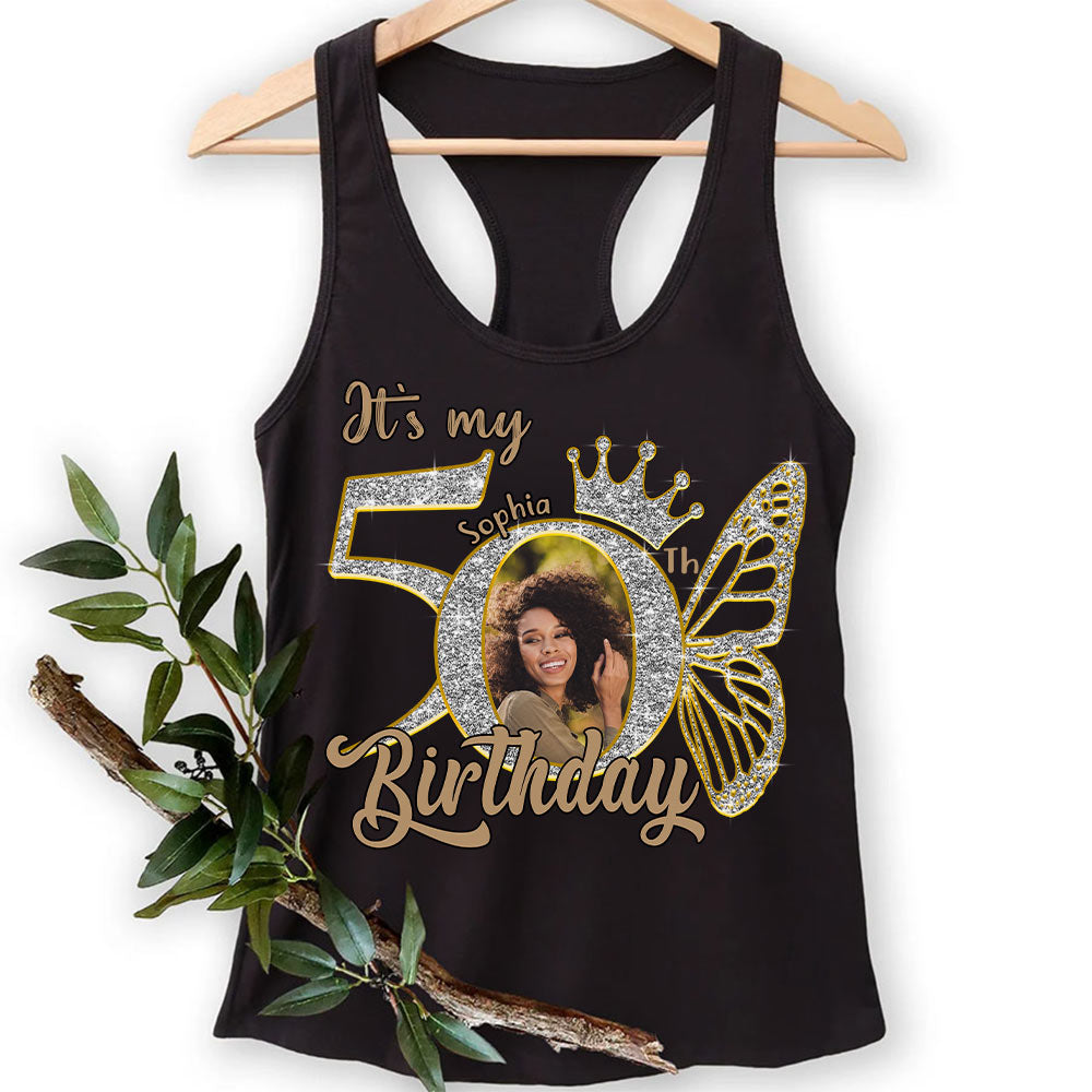 50th Birthday Shirts, Custom Birthday Shirts, Turning 50 Shirt, Gifts For Women Turning 50, 50 And Fabulous Shirt, 50th Birthday Shirts For Her - YPT-HCT