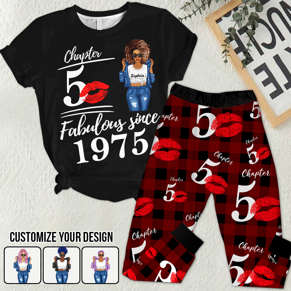 Premium Pajamas Set - Gift Ideas For 50th Birthday, 1975 Birthday Gifts Ideas, Gift Ideas 50th Birthday Woman - HCT