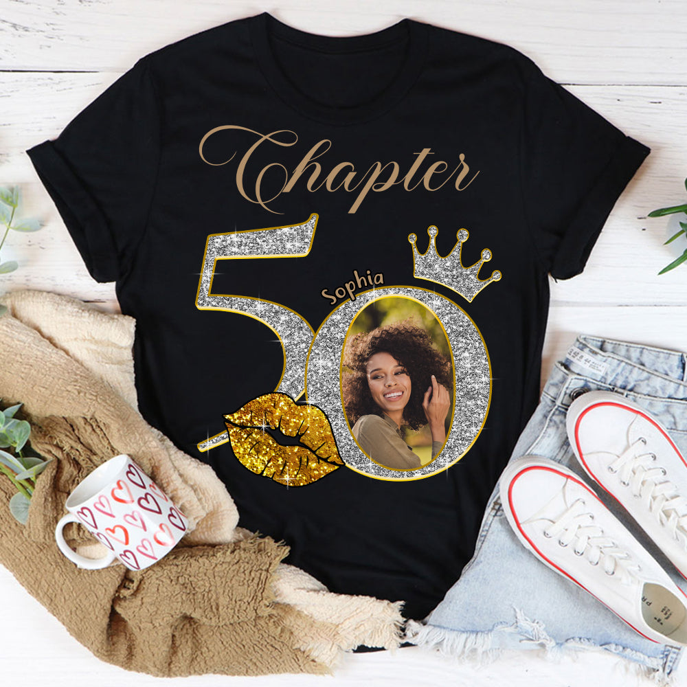 50th Birthday Shirts, Custom Photo Birthday Shirts, Turning 50 Shirt, Gifts For Women Turning 50, 50 And Fabulous Shirt -YPT-HCT