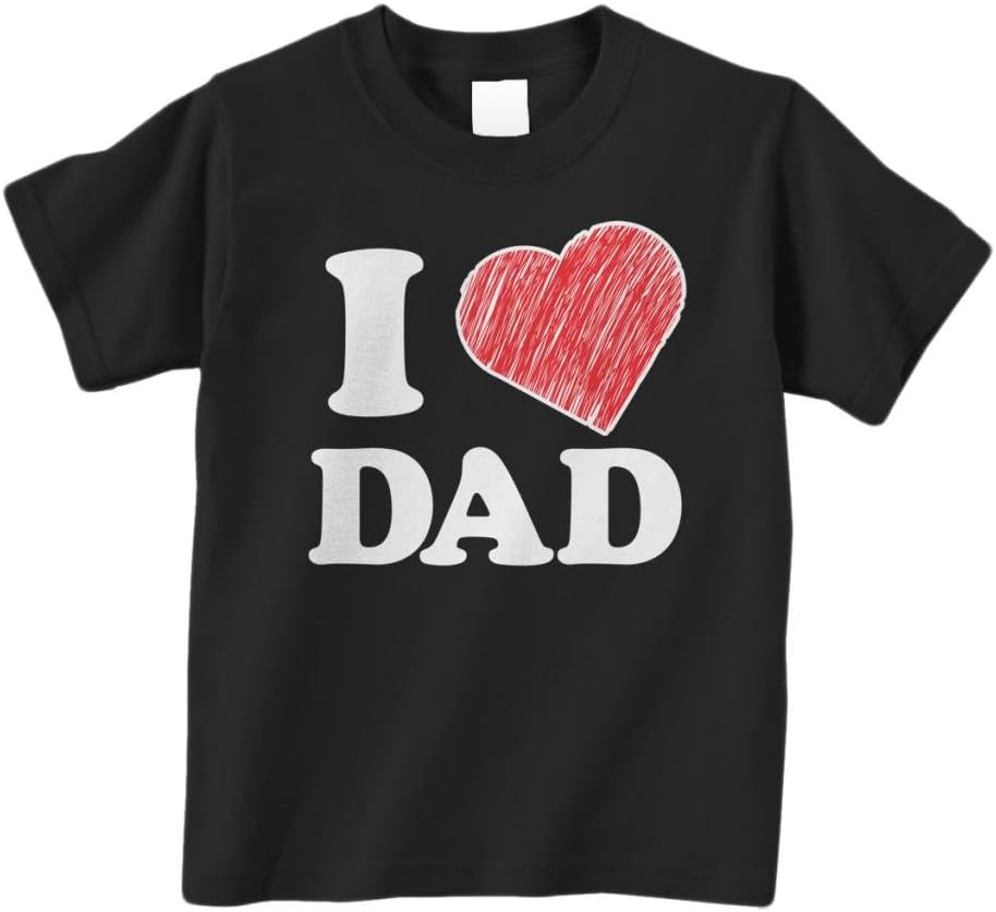 Threadrock Little Boys&#39; I Love Dad Infant\/Toddler