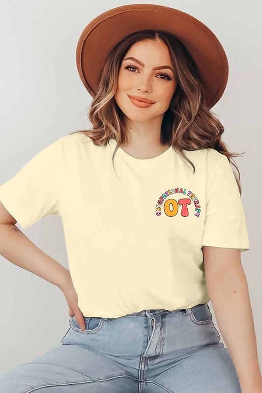 Occupational Therapy Shirts Ot Shirt Autism Awareness Tshirt Occupational Therapist Gifts Tee Casual Short Sleeve Tops
