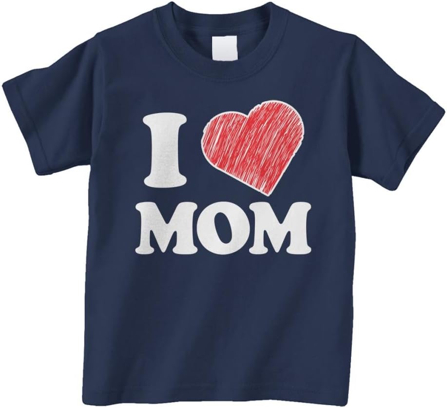Threadrock Little Boys&#39; I Love Mom Infant\/Toddler