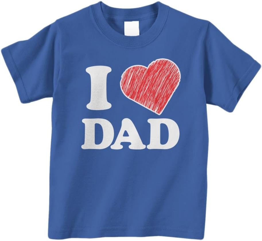 Threadrock Little Boys&#39; I Love Dad Infant\/Toddler