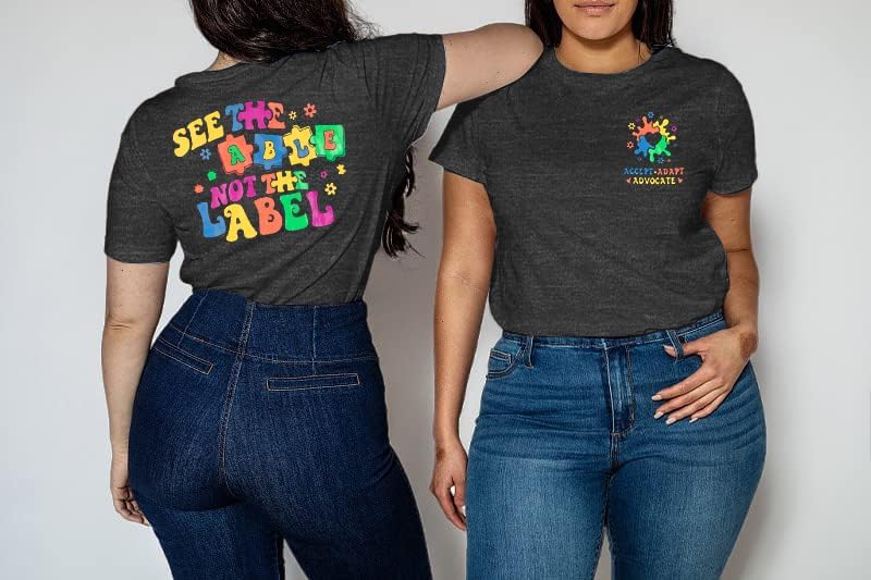 Autism Awareness Shirt Women: Mental Health Awareness Shirts Autism Shirt Special Education Teacher Gifts Tee Tops