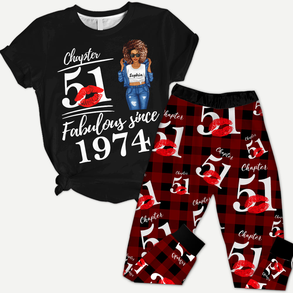 Premium Pajamas Set - Gift Ideas For 51st Birthday, 1974 Birthday Gifts Ideas, Gift Ideas 51st Birthday Woman - HCT