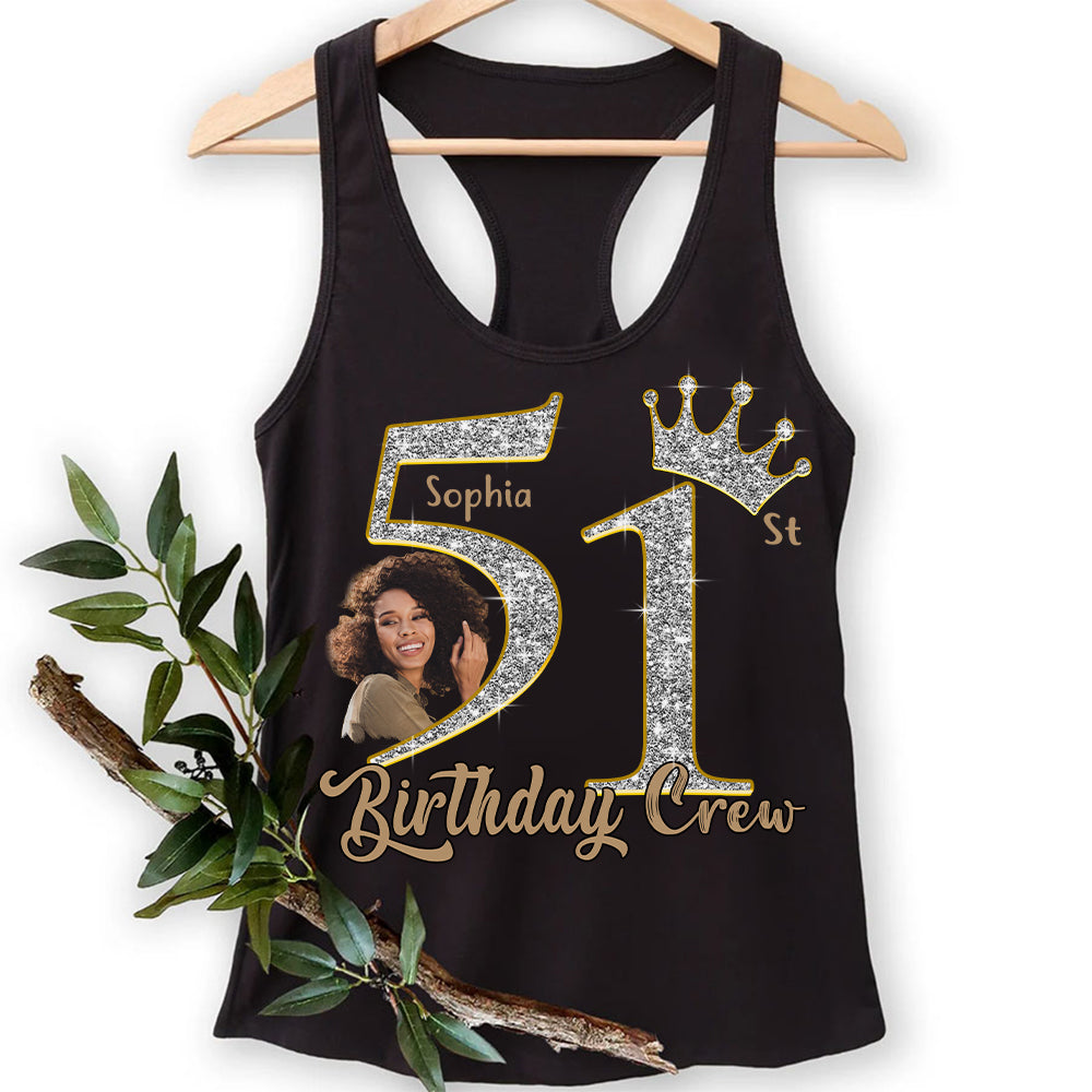 51st Birthday Shirts, Custom Photo Birthday Shirts, Turning 51 Shirt, Gifts For Women Turning 51, 51 And Fabulous Shirt, 51st Birthday Shirts For Her-YPT-HCT