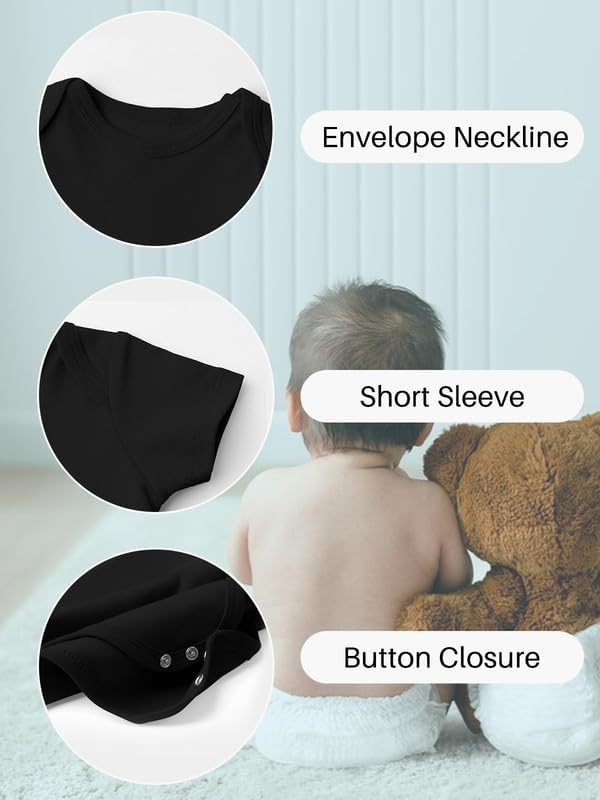 BesserBay Baby Happy 1st Mother&#39;s Day Bodysuit Infant Mother&#39;s Day Onesie 0-12 Moths