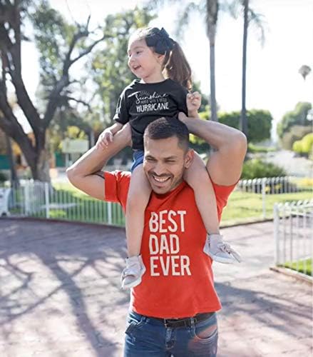 Mens Best Dad Ever T Shirt Funny Tee for Fathers Day Idea for Husband Novelty
