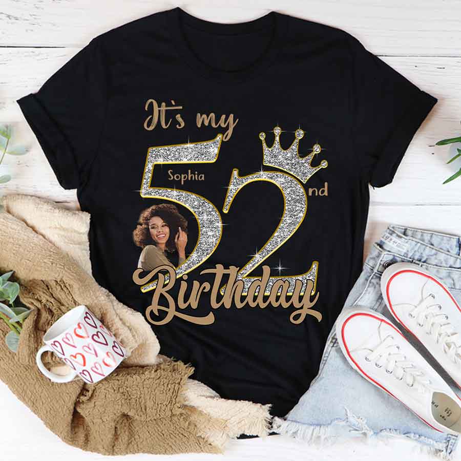 52nd Birthday Shirts, Custom Birthday Shirts, Turning 52 Shirt, Gifts For Women Turning 52, 52 And Fabulous Shirt, 1973 Shirt, 52nd Birthday Shirts For Her-YPT-HCT