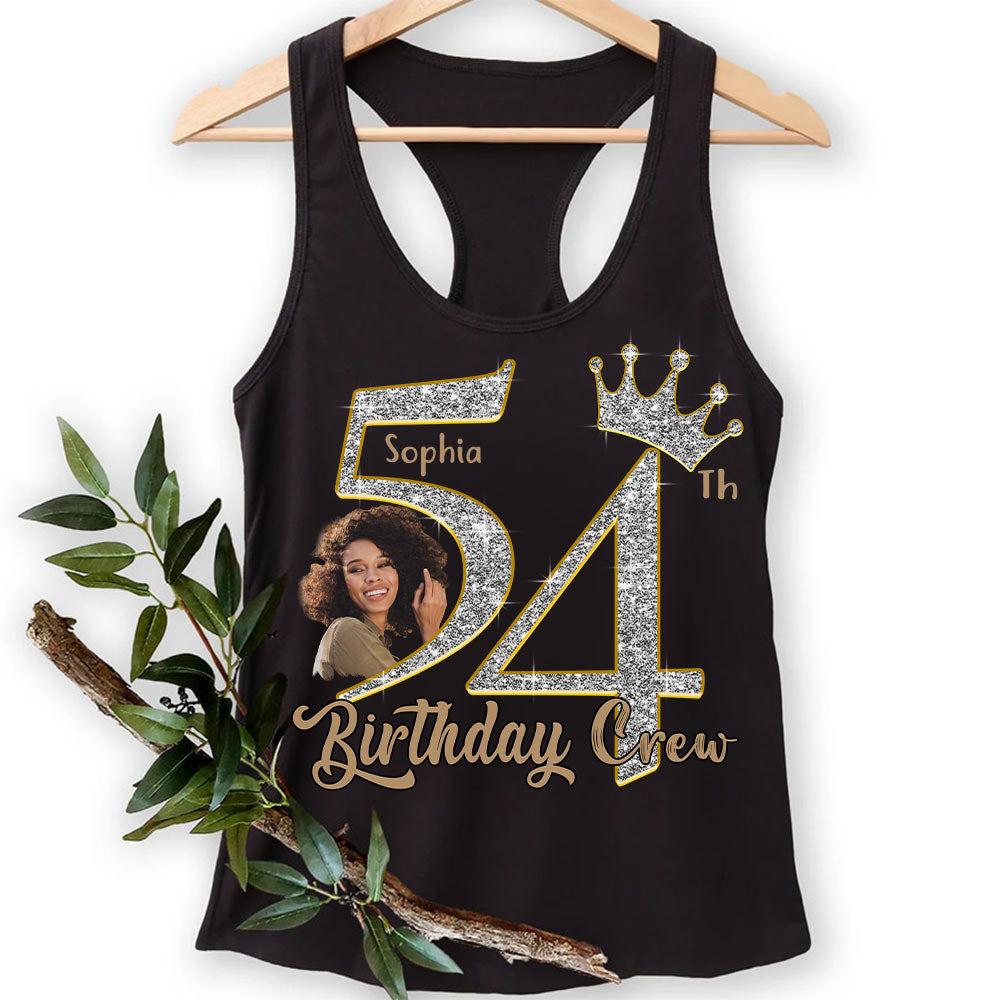 54th Birthday Shirts, Custom Photo Birthday Shirts, Turning 54 Shirt, Gifts For Women Turning 54, 54 And Fabulous Shirt, 54th Birthday Shirts For Her-YPT-HCT