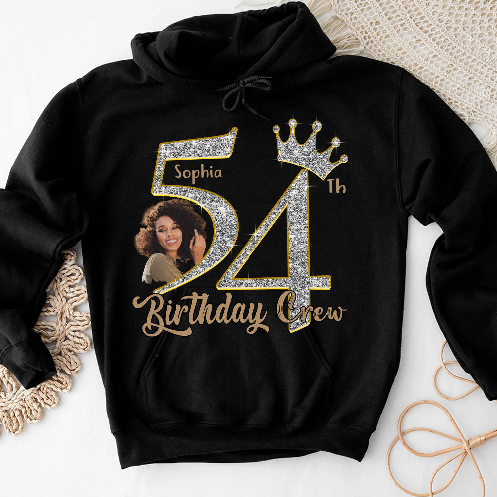 54th Birthday Shirts, Custom Photo Birthday Shirts, Turning 54 Shirt, Gifts For Women Turning 54, 54 And Fabulous Shirt, 54th Birthday Shirts For Her-YPT-HCT