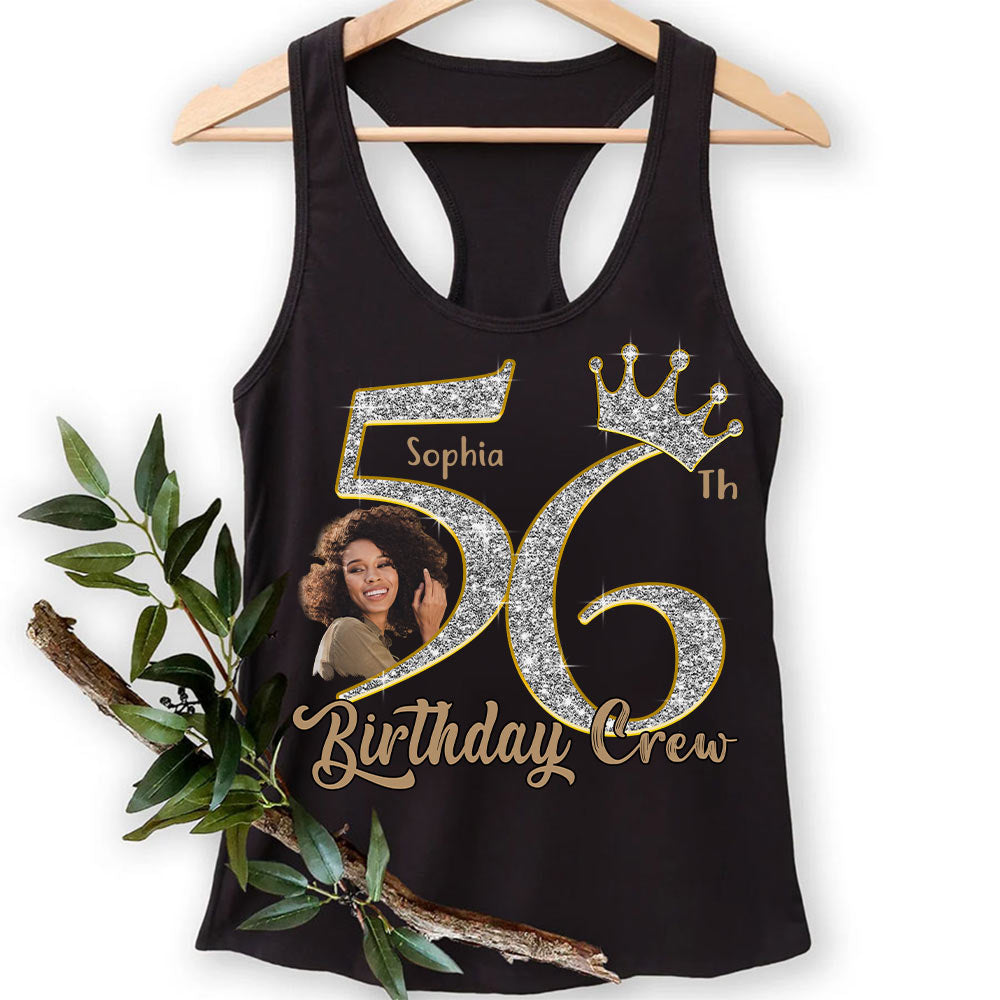 56th Birthday Shirts, Custom Photo Birthday Shirts, Turning 56 Shirt, Gifts For Women Turning 56, 56 And Fabulous Shirt, 56th Birthday Shirts For Her-YPT-HCT