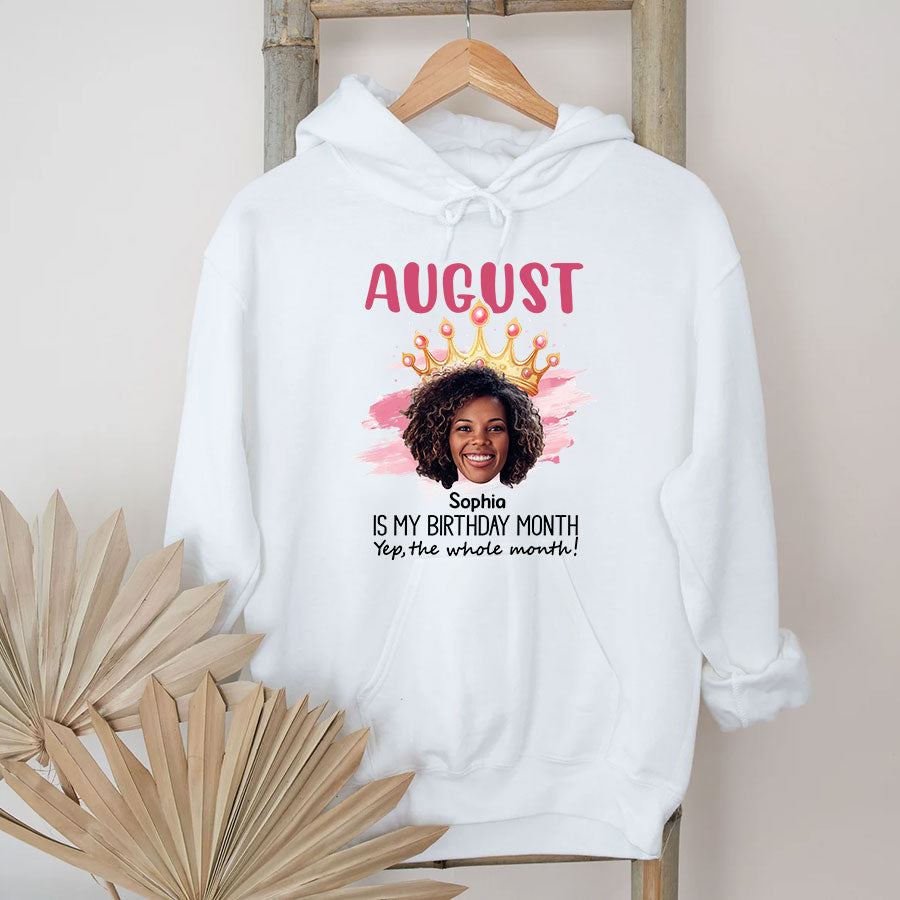 August Birthday Shirt, Custom Birthday Shirt, Queens are Born In August, August Birthday Shirts For Woman, August Birthday Gifts