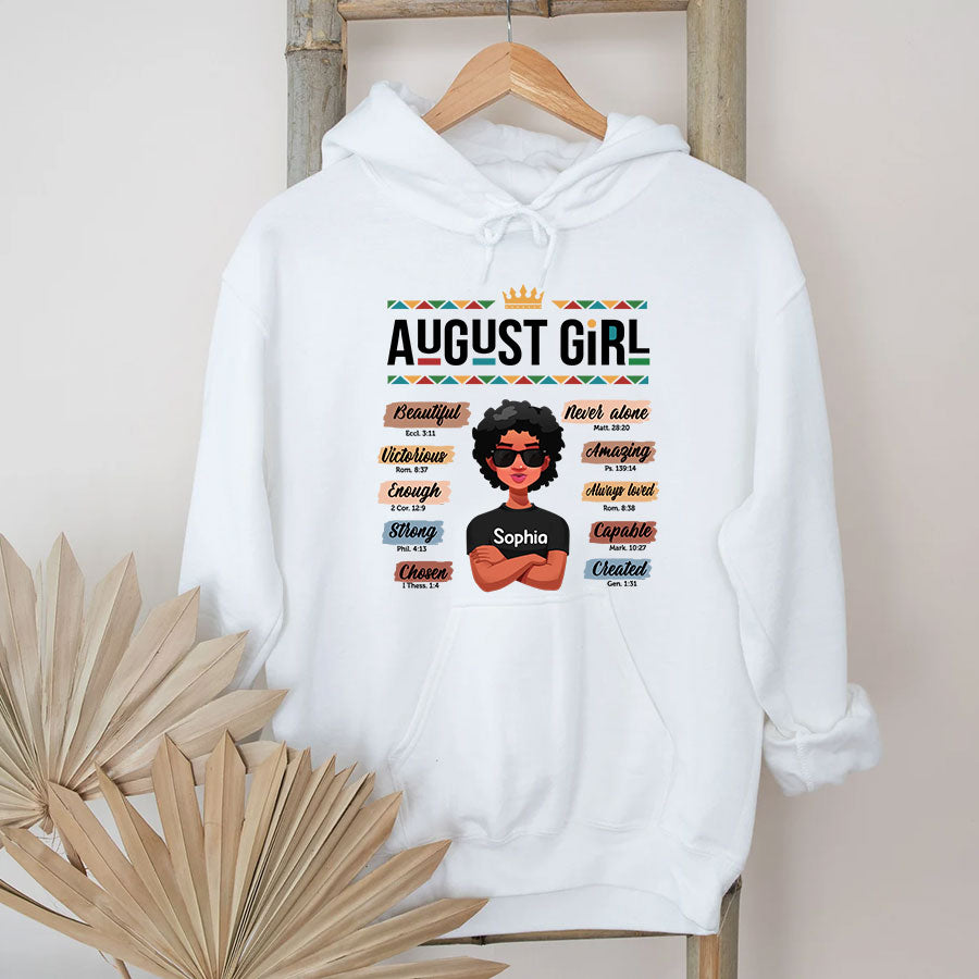 August Birthday Shirt, Custom Birthday Shirt, Queens are Born In August, August Birthday Shirts For Woman, August Birthday Gifts