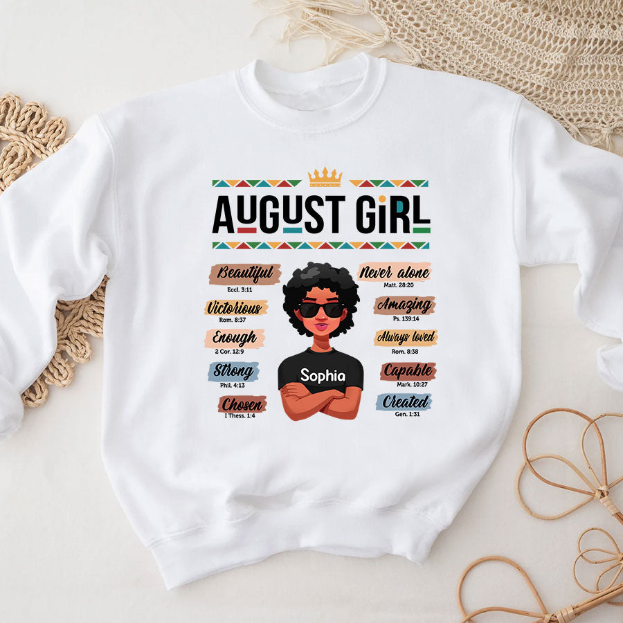 August Birthday Shirt, Custom Birthday Shirt, Queens are Born In August, August Birthday Shirts For Woman, August Birthday Gifts