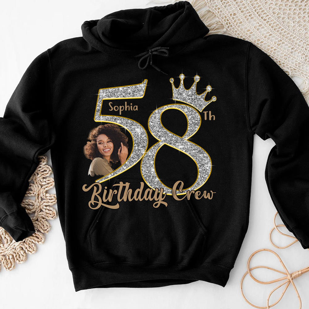 58th Birthday Shirts, Custom Photo Birthday Shirts, Turning 58 Shirt, Gifts For Women Turning 58, 58 And Fabulous Shirt, 58th Birthday Shirts For Her - YPT-HCT