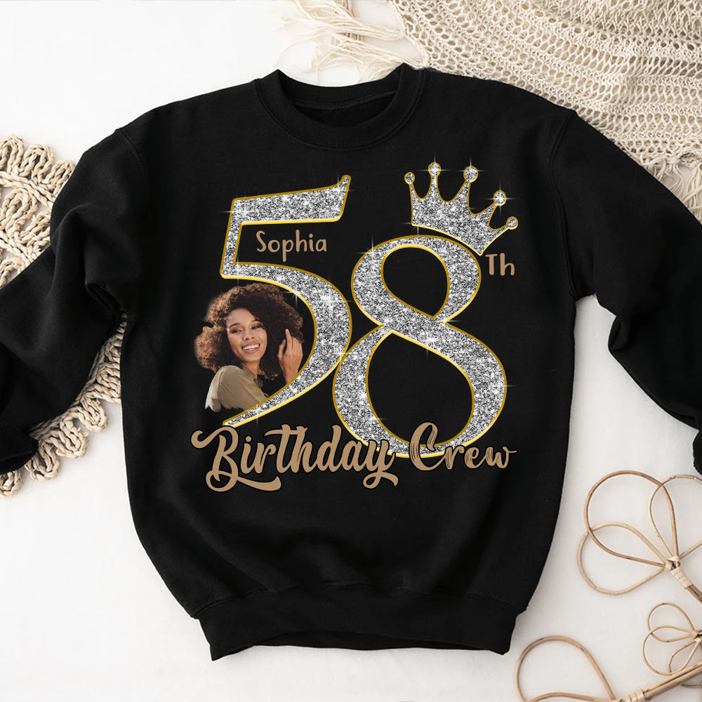 58th Birthday Shirts, Custom Photo Birthday Shirts, Turning 58 Shirt, Gifts For Women Turning 58, 58 And Fabulous Shirt, 58th Birthday Shirts For Her - YPT-HCT