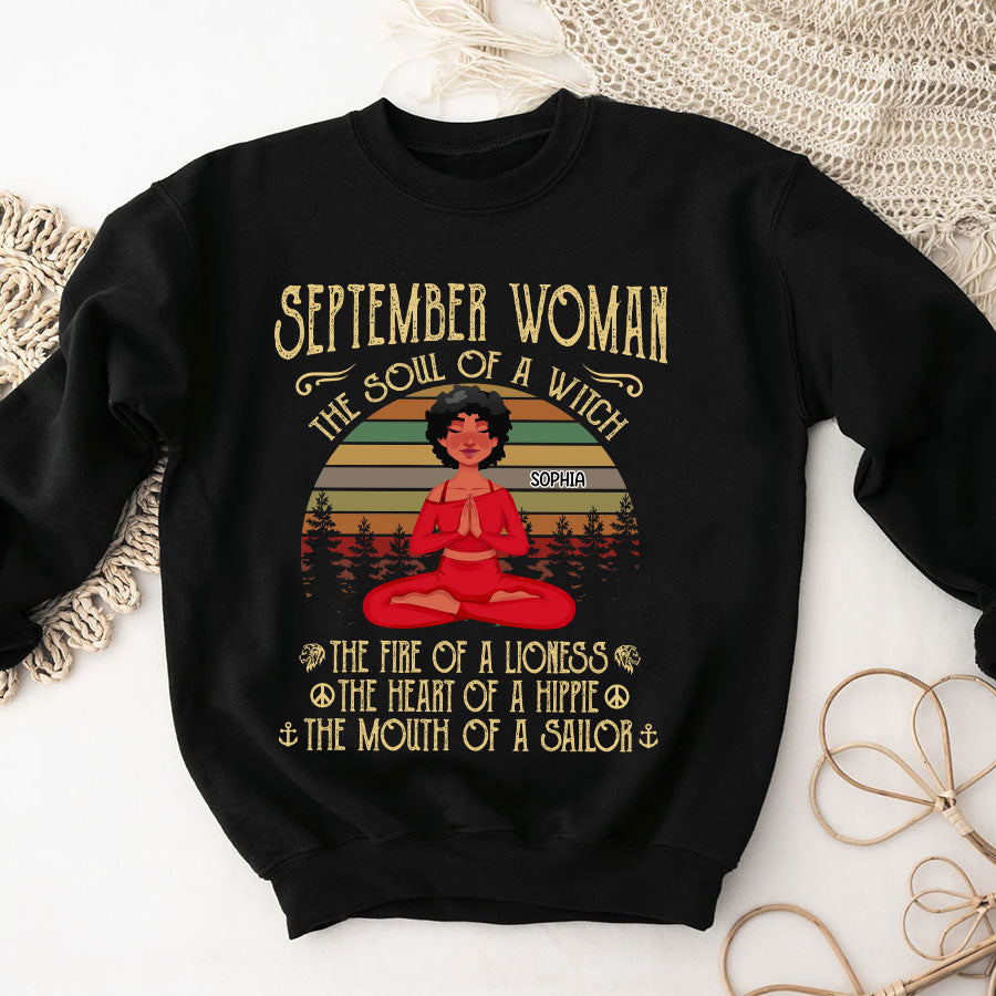 September Birthday Shirt, Custom Birthday Shirt, September Birthday Shirts For Woman, September Birthday Gifts