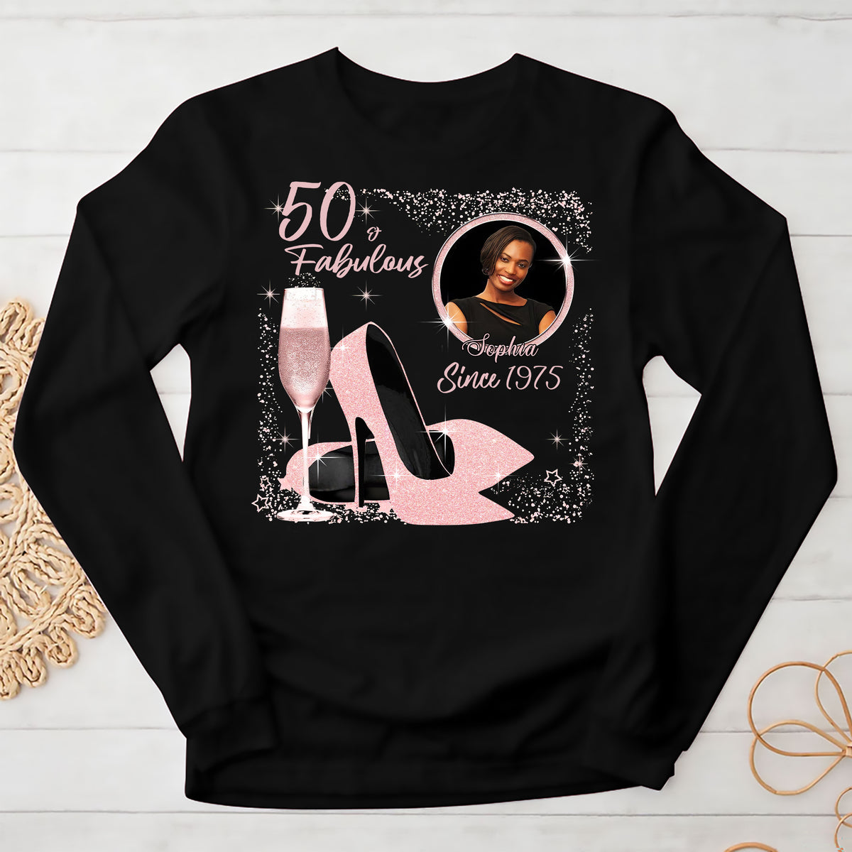 50th Birthday Shirts, Custom Birthday Shirts, Turning 50 Shirt, Gifts for Women Turning 50, 50 and Fabulous Shirt, 50th Birthday Shirts For Her-YPT-ALK