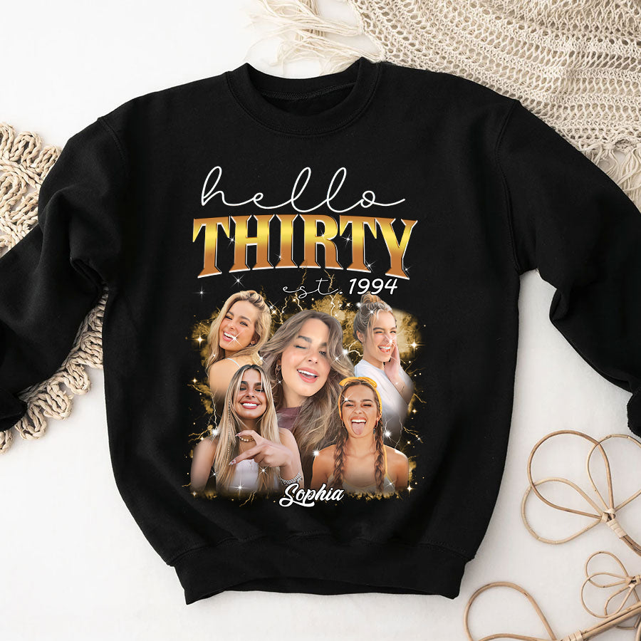 30th Birthday Shirts For Her, Personalised 30th Birthday Gifts, 1994 T Shirt, 30 And Fabulous Shirt, 30th Birthday Shirt Ideas, Gift Ideas 30th Birthday Woman-YPT-TLQ