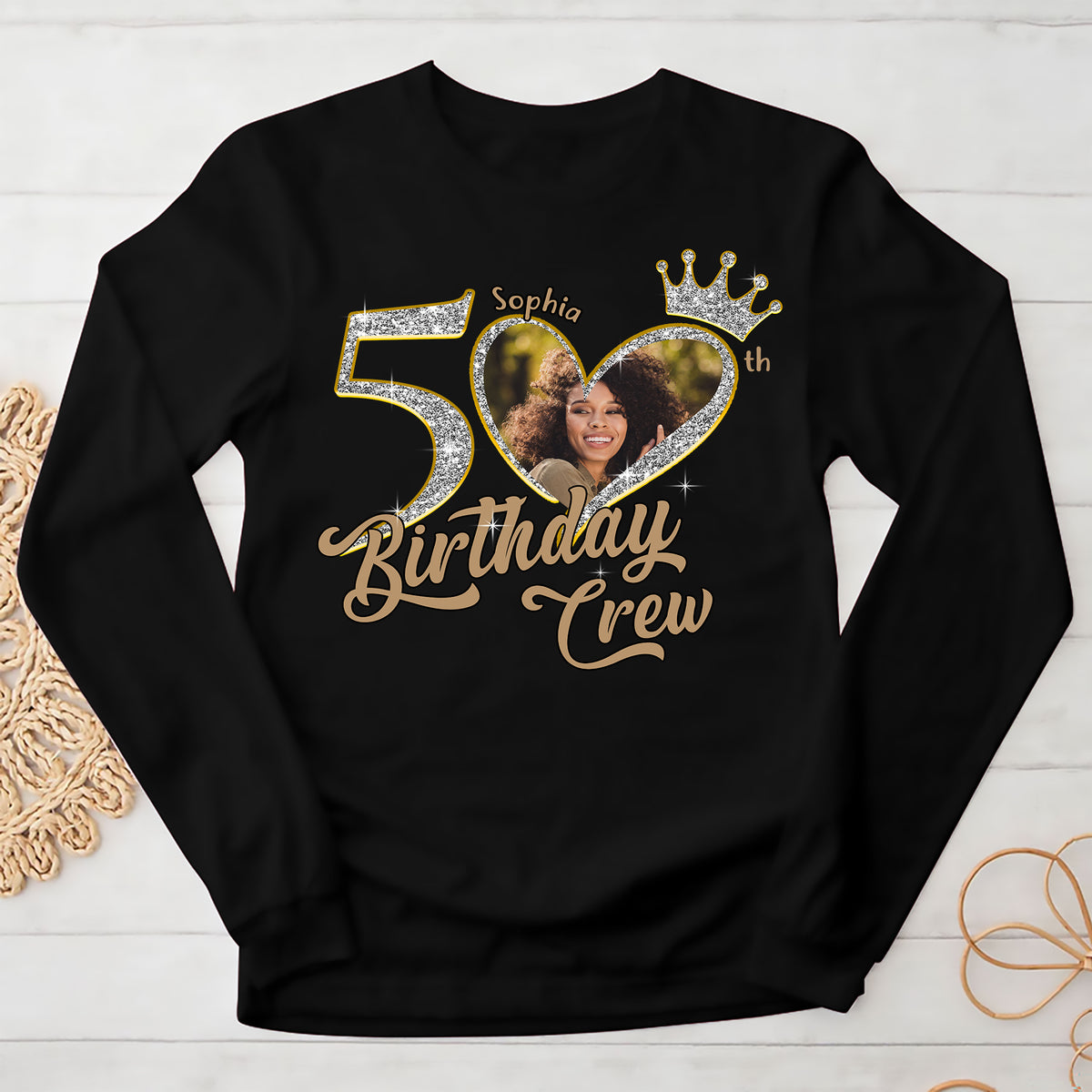 50th Birthday Shirts, Custom Birthday Shirts, Turning 50 Shirt, Gifts For Women Turning 50, 50 And Fabulous Shirt, 50th Birthday Shirts For Her - YPT-ALK