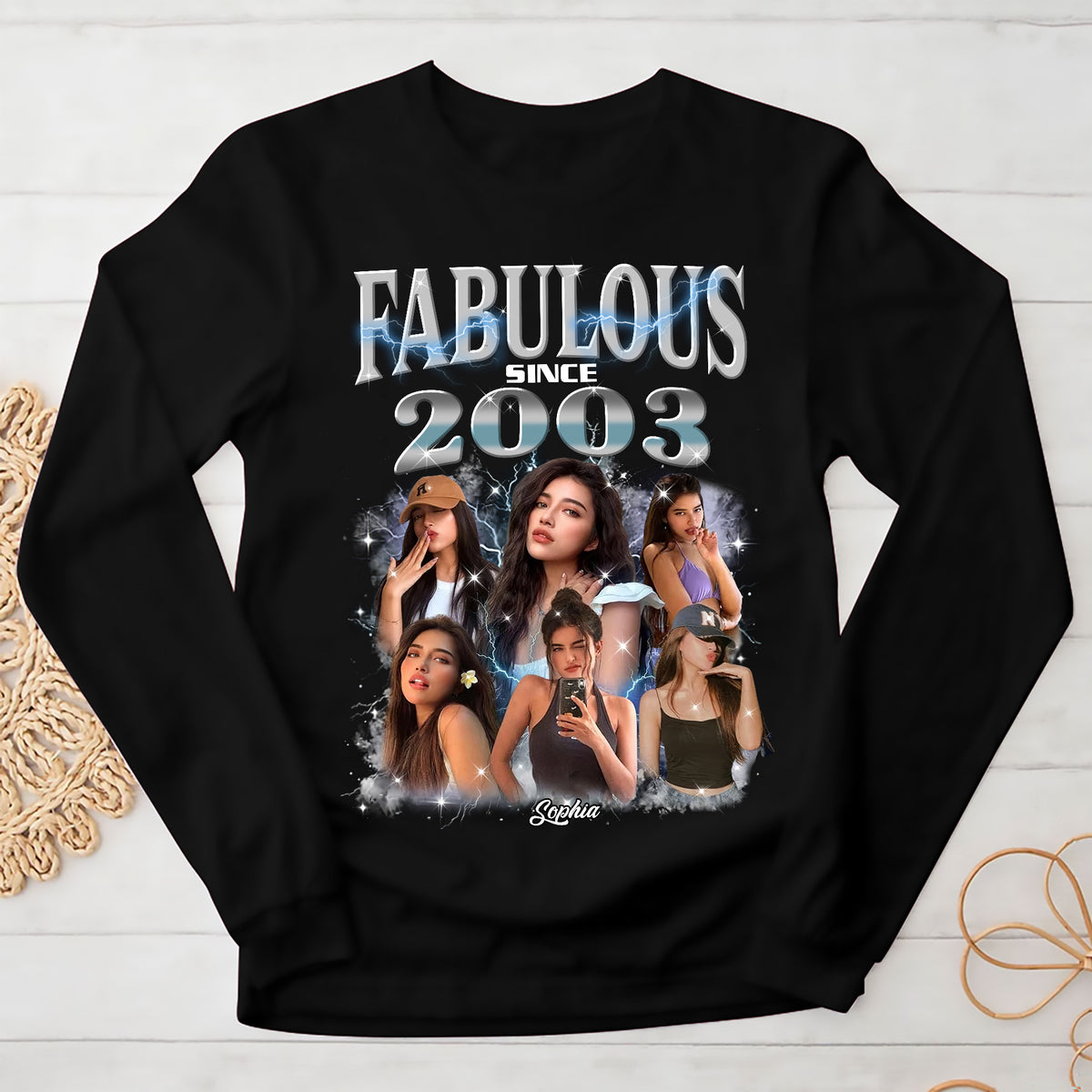 21st Birthday Shirts, Custom Birthday Shirts, Turning 21 Shirt, Gifts For Women Turning 21, 21 And Fabulous Shirt, 2003 Shirt, 21st Birthday Shirts For Her-YPT-ALK