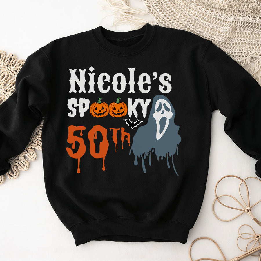 50&#39;s Birthday Shirt, 50th Birthday Unique T Shirt For Woman, Custom Birthday Shirt, Her Gifts For 50 Years Old-YPT-TLQ