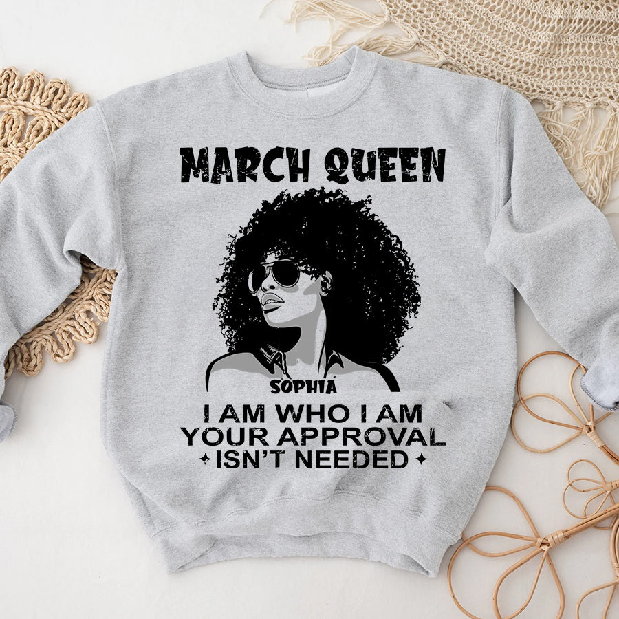 Custom Birthday Shirt, March Birthday Shirts For Woman, March Birthday Gifts