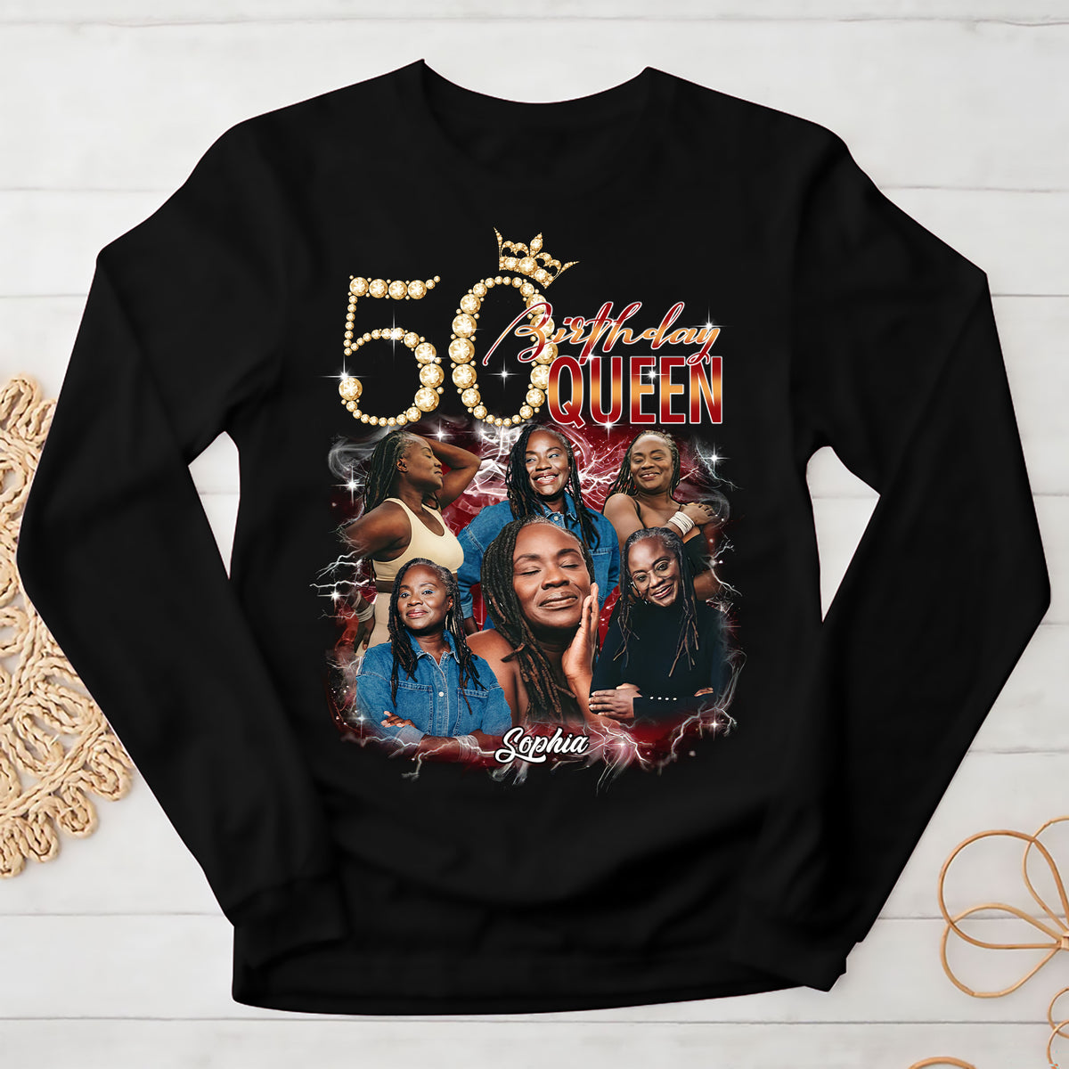 50th Birthday Shirts, Custom Birthday Shirts, Turning 50 Shirt, Gifts For Women Turning 50, 50th Birthday Shirts For Her-YPT-ALK