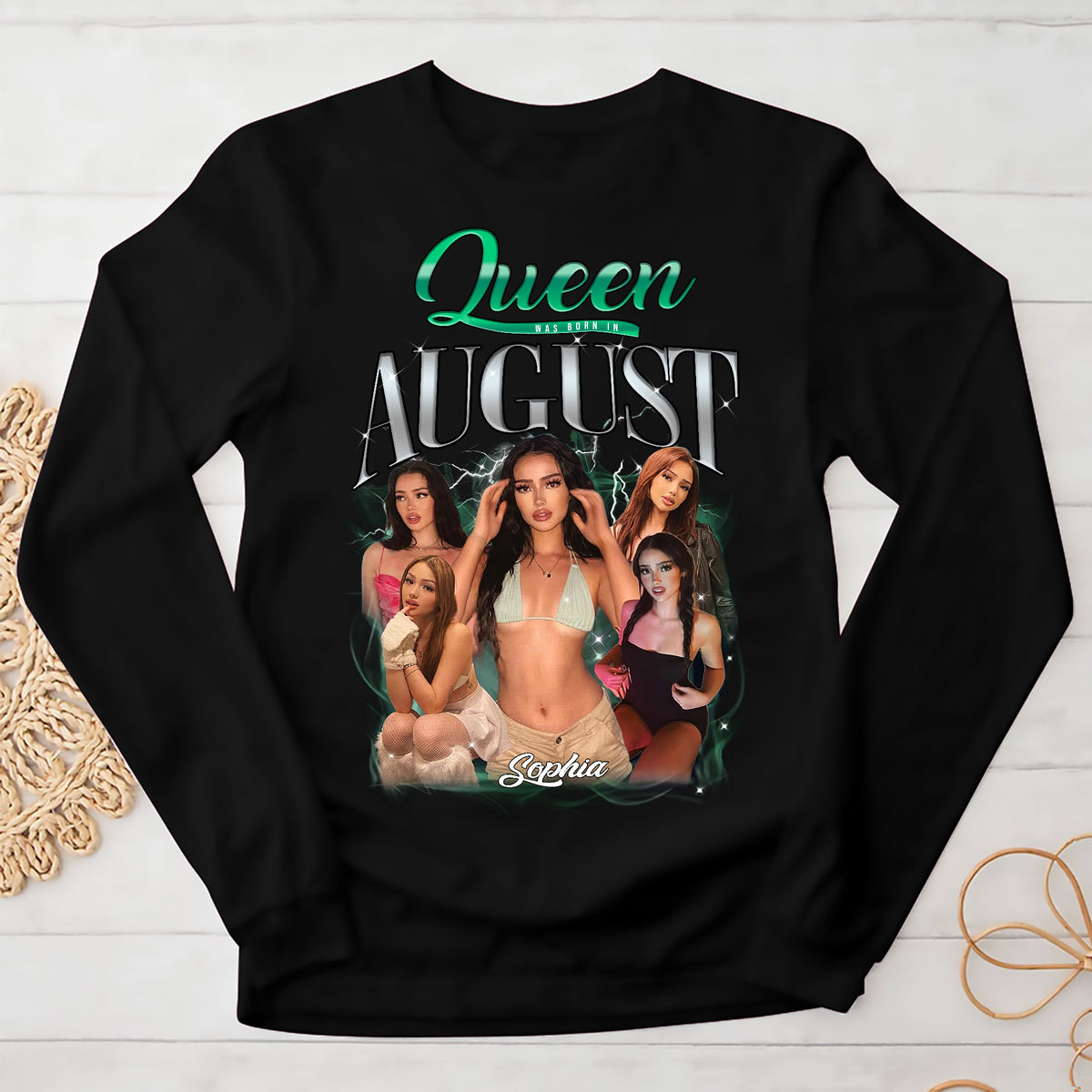 August Birthday Shirt, Custom Birthday Shirt, Queens Born In August, August Birthday Shirts For Woman, August Birthday Gifts-YPT-ALK