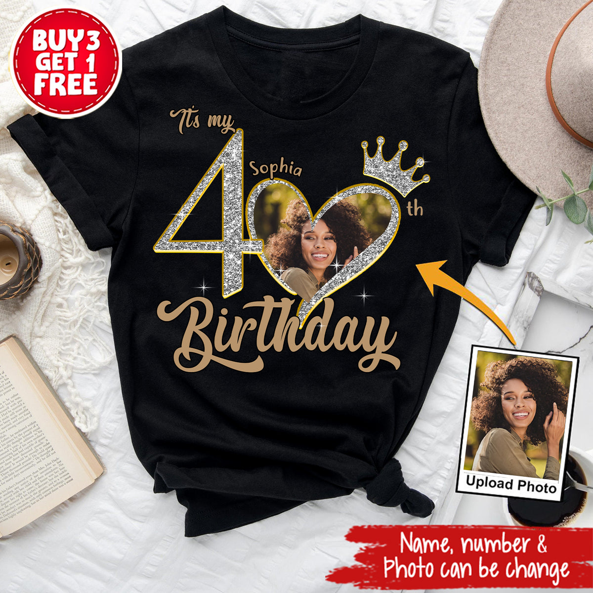 40th Birthday Shirts, Custom Birthday Shirts, Turning 40 Shirt, Gifts For Women Turning 40, 40 And Fabulous Shirt, 1985 Shirt, 40th Birthday Shirts For Her - YPT-ALK