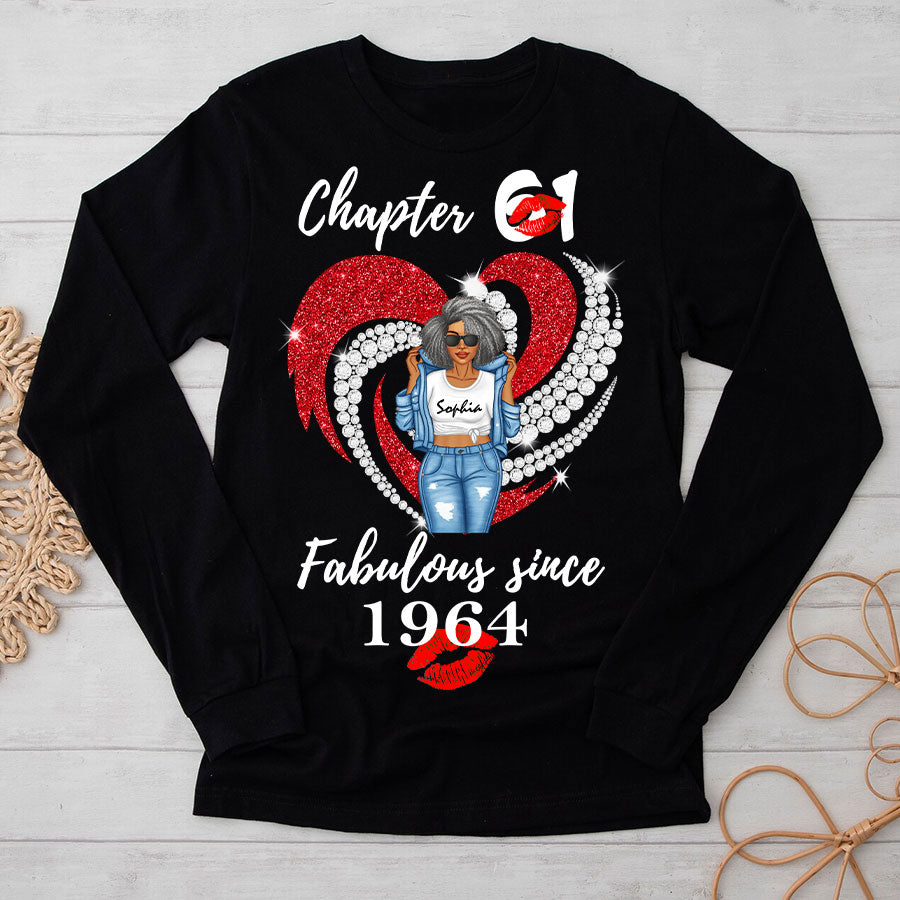 Personalised 61st Birthday Gifts, 1964 T Shirt, Gift Ideas 61st Birthday Woman - TLQ