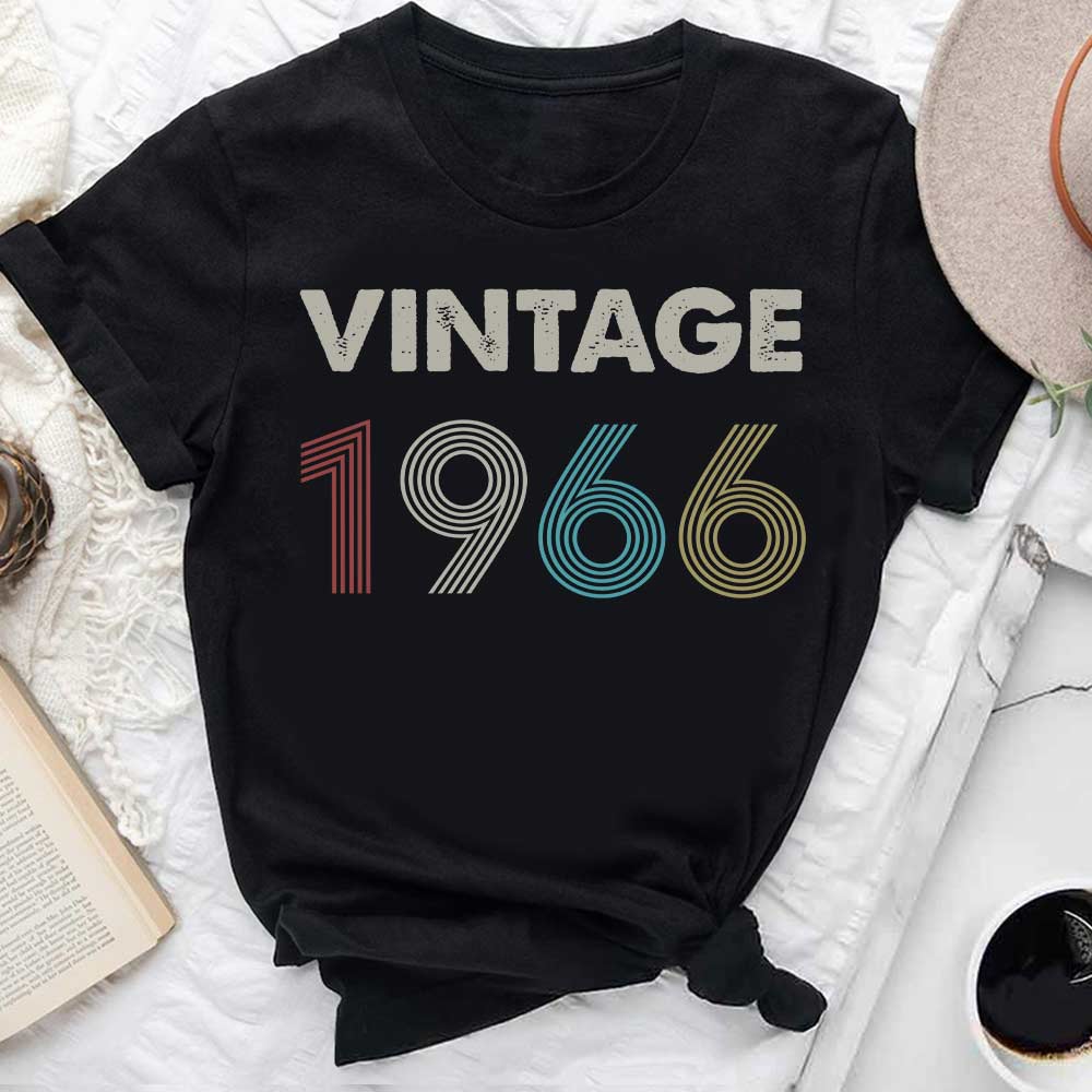 Vintage 1966 Shirt, 60th Birthday Shirt, Gifts For 60 Years Old, 60 And Fabulous Shirt, Turning 60 And Fabulous Birthday Cotton Shirt
