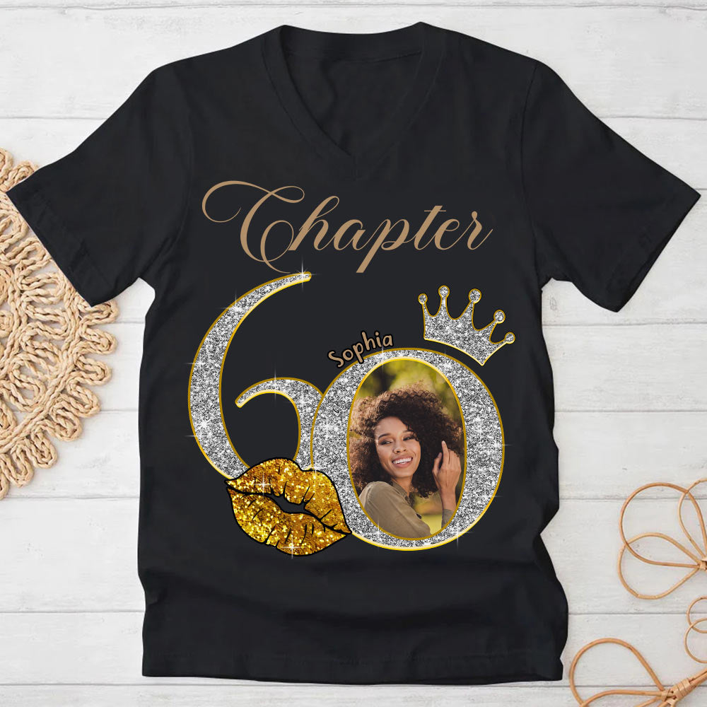 60th Birthday Shirts, Custom Photo Birthday Shirts, Turning 60 Shirt, Gifts For Women Turning 60, 60 And Fabulous Shirt, 60th Birthday Shirts For Her - YPT-HCT