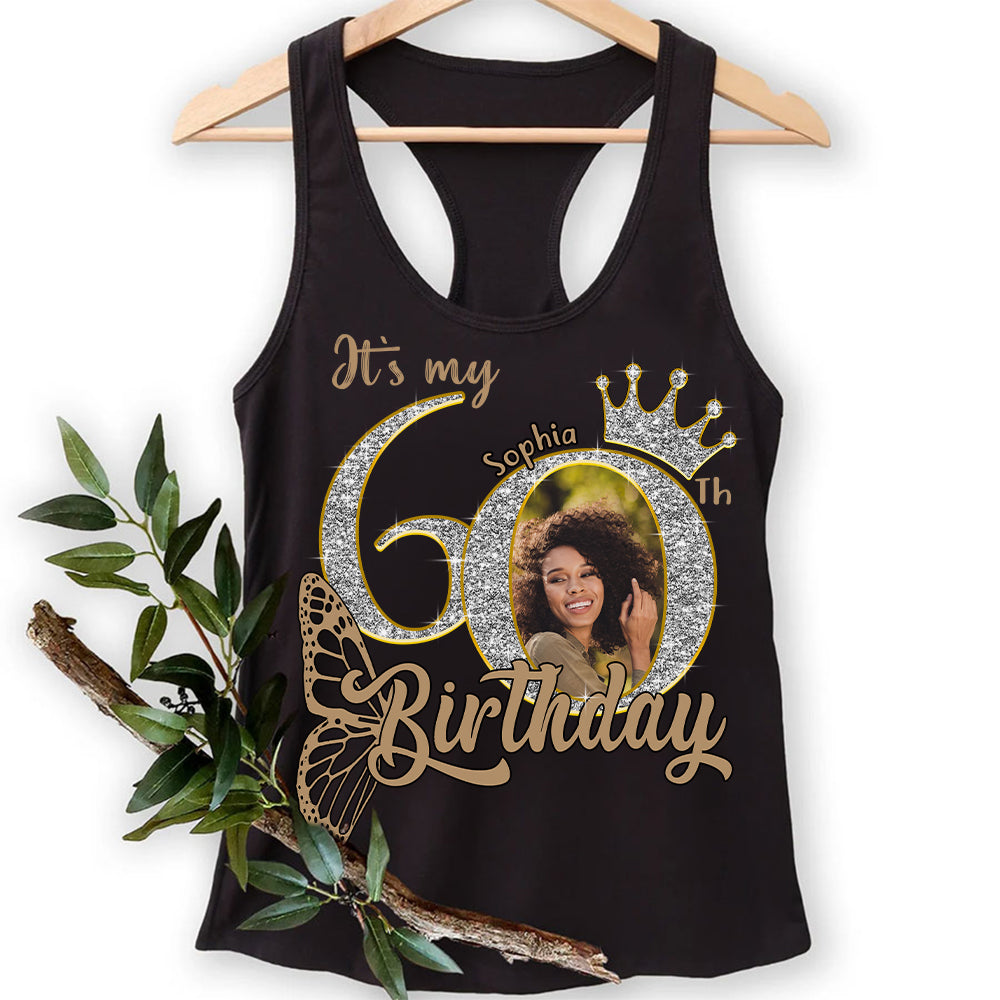 60th Birthday Shirts, Custom Photo Birthday Shirts, Turning 60 Shirt, Gifts For Women Turning 60, 60 And Fabulous Shirt, 60th Birthday Shirts For Her - YPT-HCT
