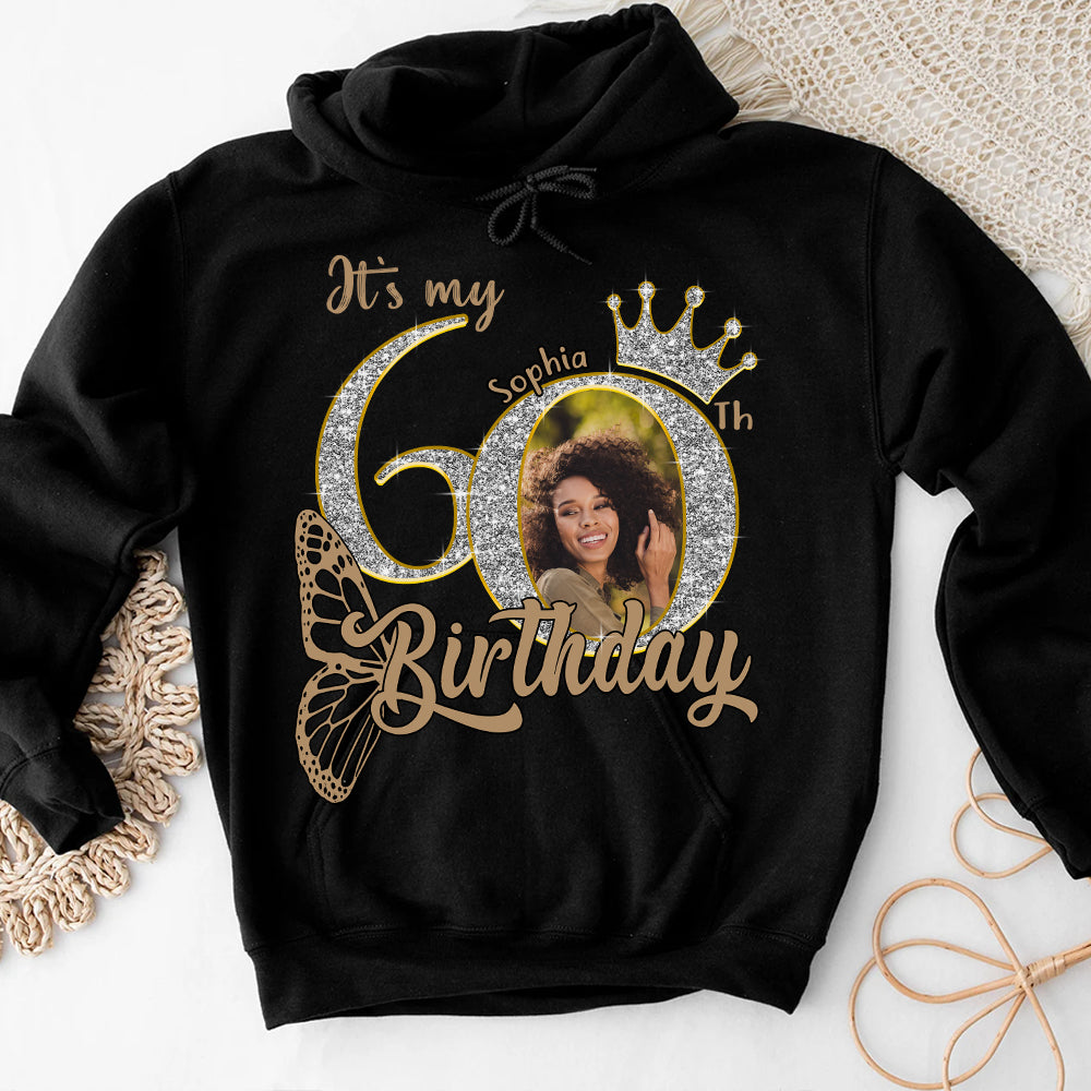 60th Birthday Shirts, Custom Photo Birthday Shirts, Turning 60 Shirt, Gifts For Women Turning 60, 60 And Fabulous Shirt, 60th Birthday Shirts For Her - YPT-HCT
