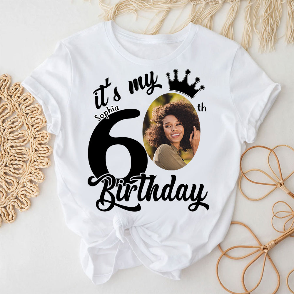 60th Birthday Shirts, Custom Birthday Shirts, Turning 60 Shirt, Gifts For Women Turning 60, 60th Birthday Shirts For Her-YPT-HCT