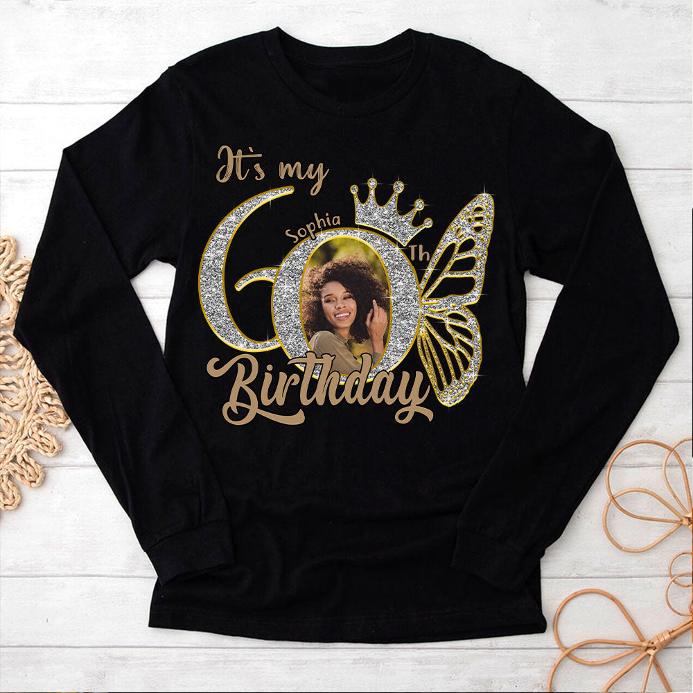 60th Birthday Shirts, Custom Photo Birthday Shirts, Turning 60 Shirt, Gifts For Women Turning 60, 60 And Fabulous Shirt, 60th Birthday Shirts For Her - YPT-HCT