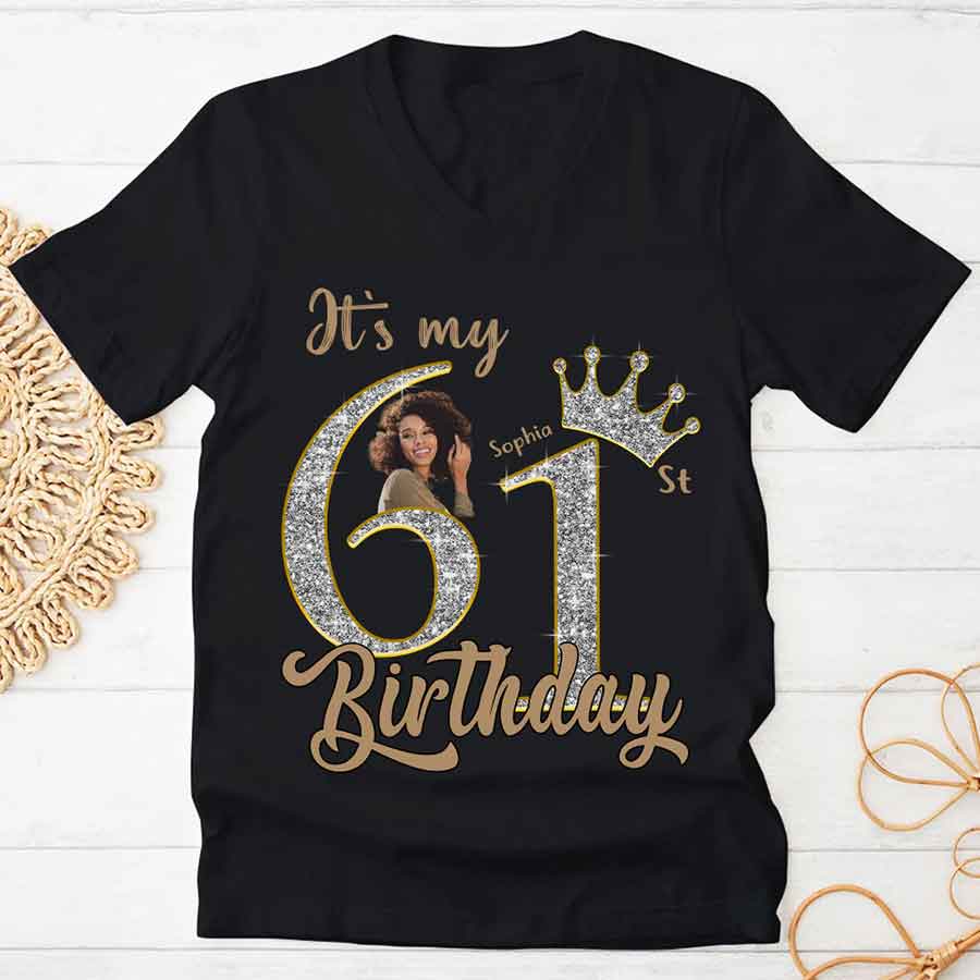 61st Birthday Shirts, Custom Birthday Shirts, Turning 61 Shirt, Gifts For Women Turning 61, 61 And Fabulous Shirt, 1964 Shirt, 61st Birthday Shirts For Her-YPT-HCT