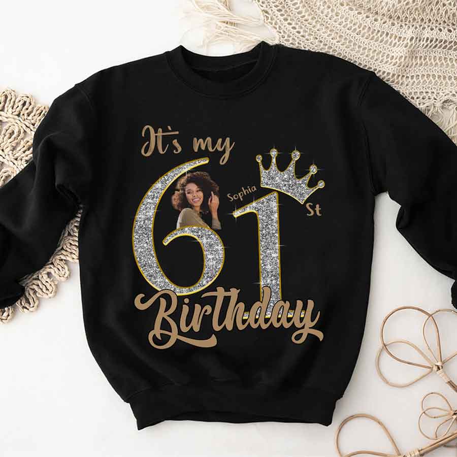 61st Birthday Shirts, Custom Birthday Shirts, Turning 61 Shirt, Gifts For Women Turning 61, 61 And Fabulous Shirt, 1964 Shirt, 61st Birthday Shirts For Her-YPT-HCT