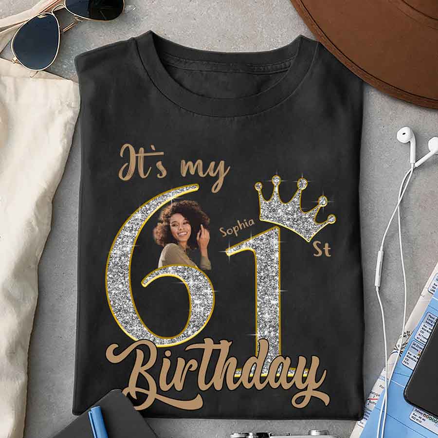 61st Birthday Shirts, Custom Birthday Shirts, Turning 61 Shirt, Gifts For Women Turning 61, 61 And Fabulous Shirt, 1964 Shirt, 61st Birthday Shirts For Her-YPT-HCT