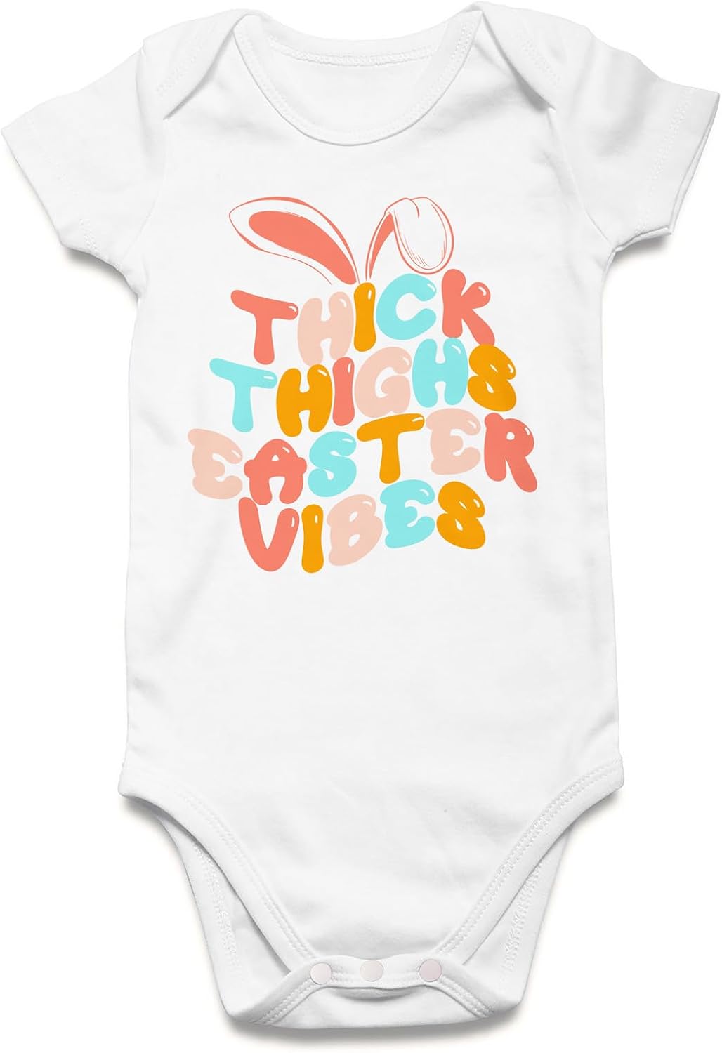 UNICOMIDEA Baby Boys Girls Romper Letter Printed Newborn Outfit Short Sleeve Bodysuits 0-12 Months