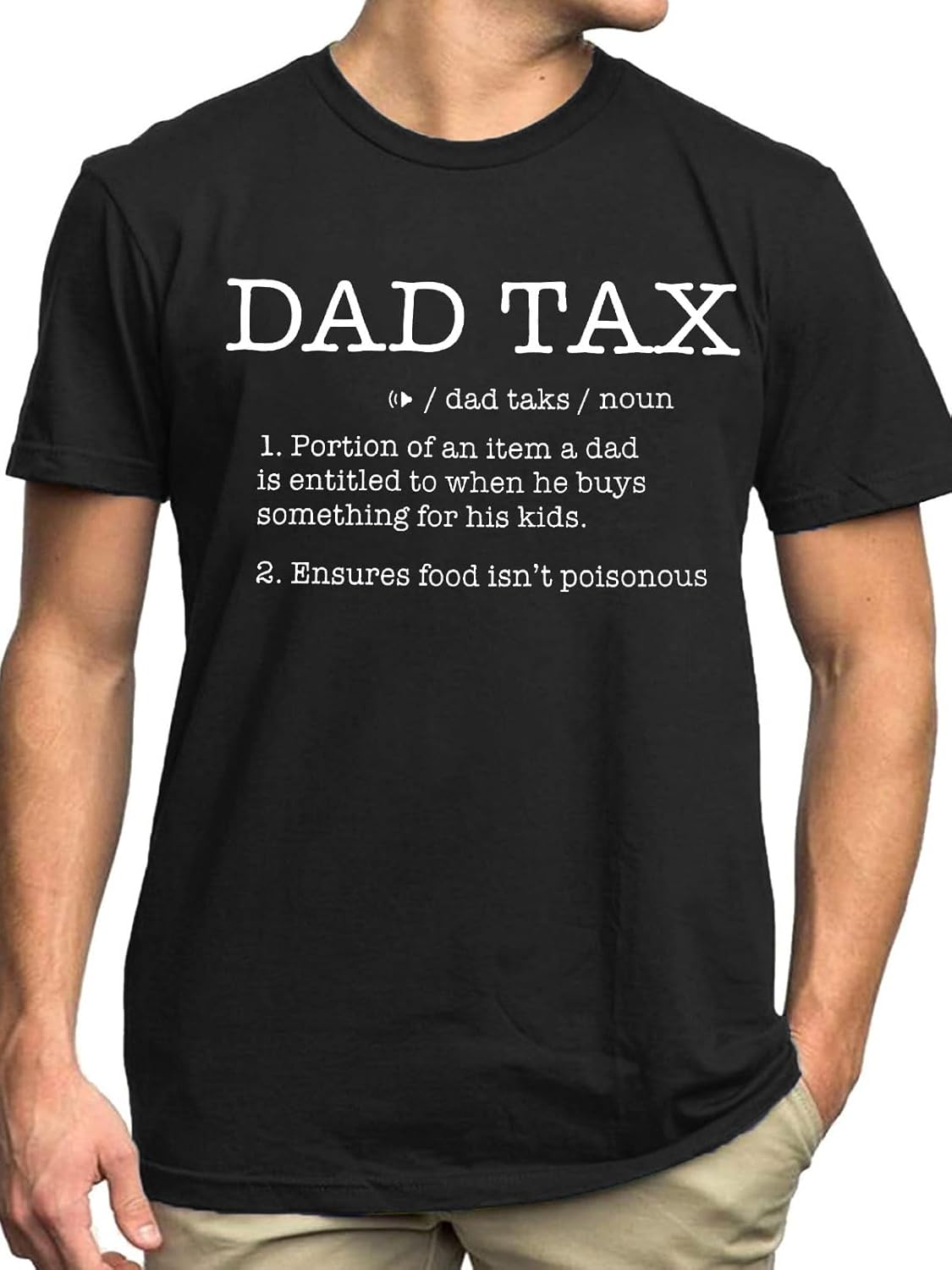 Dad Tax Shirt for Men Funny Dad Joke Definition Tee Fathers Day T-Shirt Men Boys Gifts Tshirt Cool Dads Club Tops