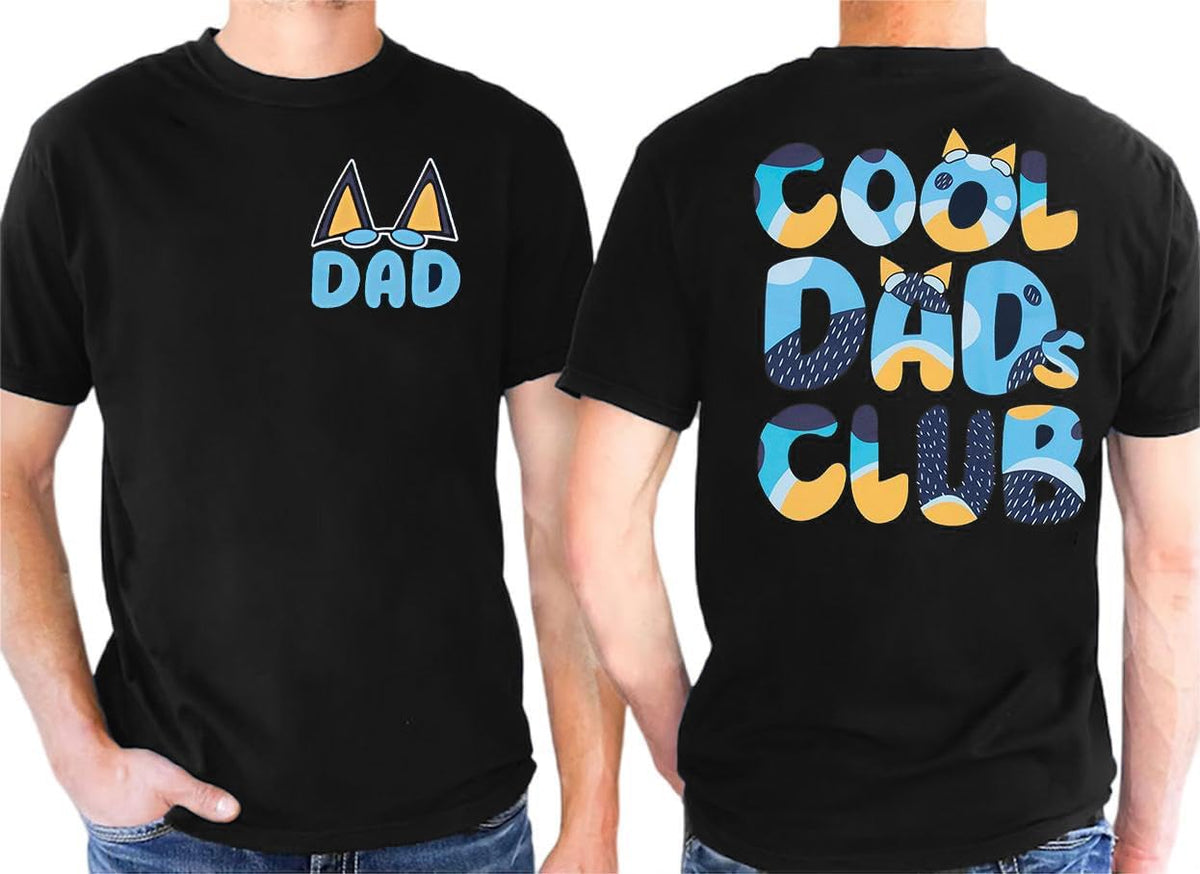 Dad Shirt Men Cool Dad Club T-Shirts Father&#39;s Day Tops Dad Birthday Gift Tees Dad Life Clothes