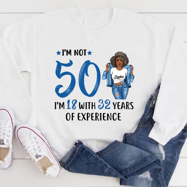 Personalized Birthday T Shirt, Chapter 50, Fabulous Since 1971 50th Birthday Unique T Shirt For Woman, Her Gifts For 50 Years Old , Turning 50 Birthday Cotton Shirt