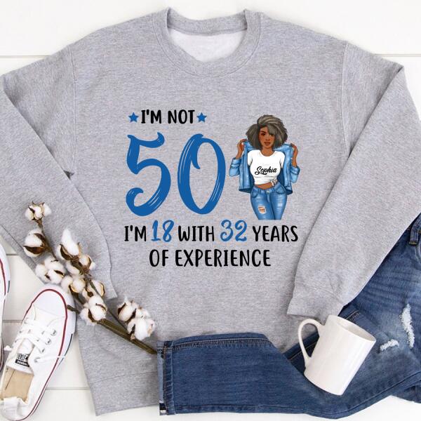 Personalized Birthday T Shirt, Chapter 50, Fabulous Since 1971 50th Birthday Unique T Shirt For Woman, Her Gifts For 50 Years Old , Turning 50 Birthday Cotton Shirt